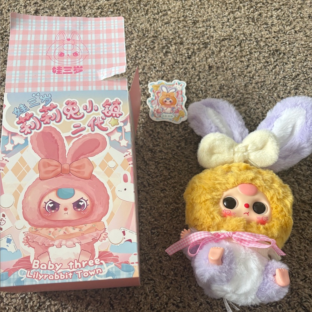 Baby Three Lilyrabbit Town Blind Box - Purple